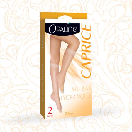 Duo Mi bas lycra voile CAPRICE 20