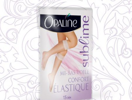 Mi bas voile confort élastique SUBLIME 15 en pochette